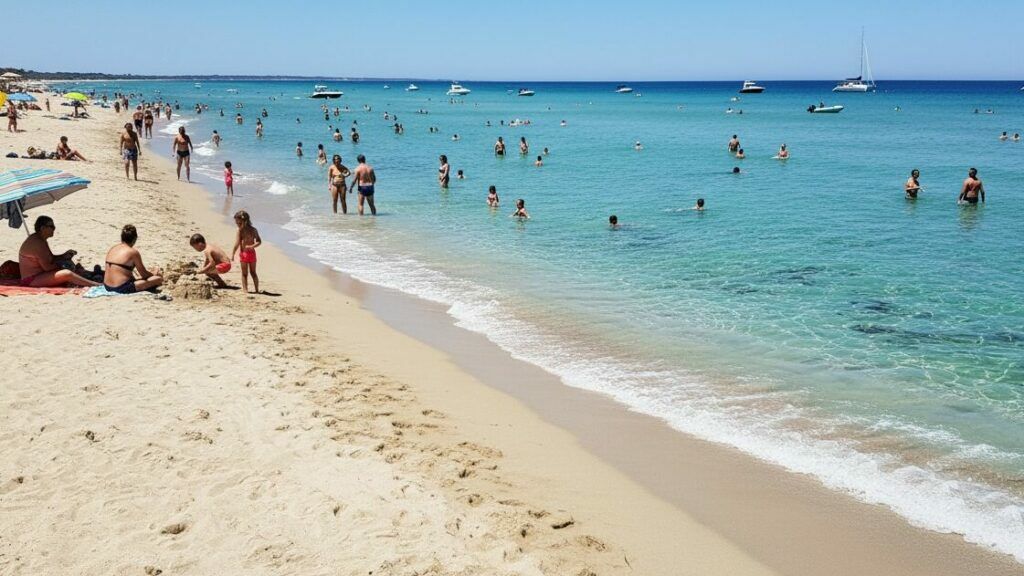 la plage de champfleuri sainte maxime