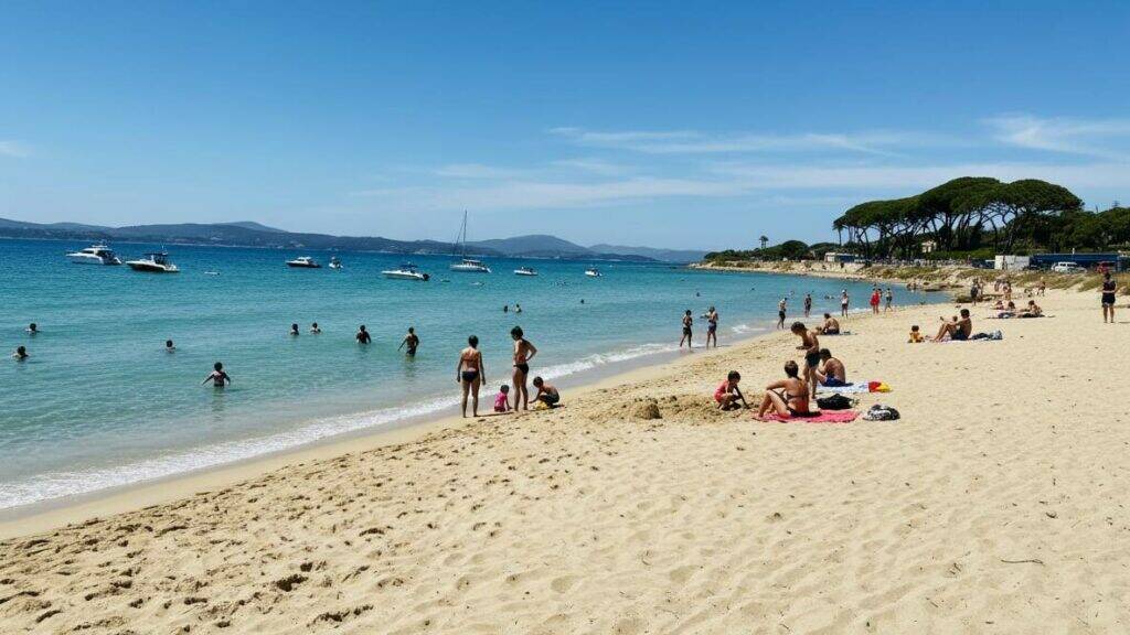 plage de la madrague sainte maxime
