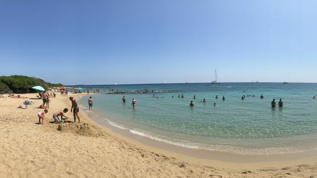 plage pointe des sardinaux sainte maxime